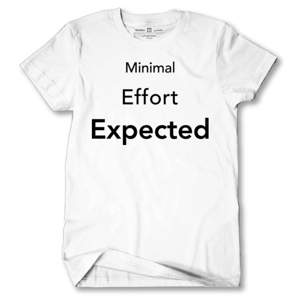 Minimal Effort Tshirt 2 Thumbnail